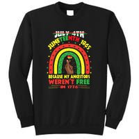 July 4th Juneteenth 1865 Because My Ancestors Black African Gift African Pride Sweatshirt