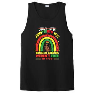 July 4th Juneteenth 1865 Because My Ancestors Black African Gift African Pride PosiCharge Competitor Tank