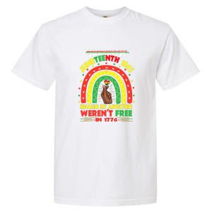 July 4th Juneteenth 1865 Because My Ancestors Black African Gift African Pride Garment-Dyed Heavyweight T-Shirt