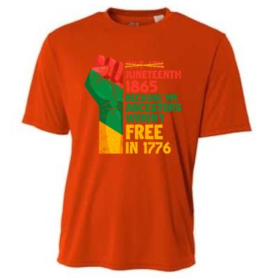 July 4th Juneteenth 1865 Funny Juneteenth Freedom Day Gift Cooling Performance Crew T-Shirt