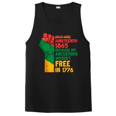 July 4th Juneteenth 1865 Funny Juneteenth Freedom Day Gift PosiCharge Competitor Tank