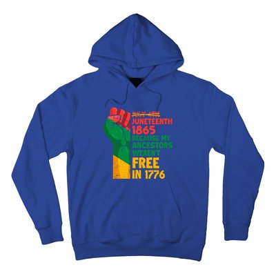 July 4th Juneteenth 1865 Funny Juneteenth Freedom Day Gift Hoodie