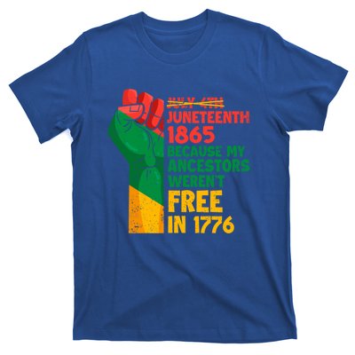 July 4th Juneteenth 1865 Funny Juneteenth Freedom Day Gift T-Shirt