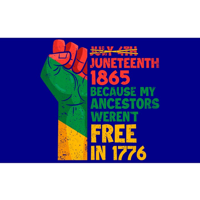 July 4th Juneteenth 1865 Funny Juneteenth Freedom Day Gift Bumper Sticker