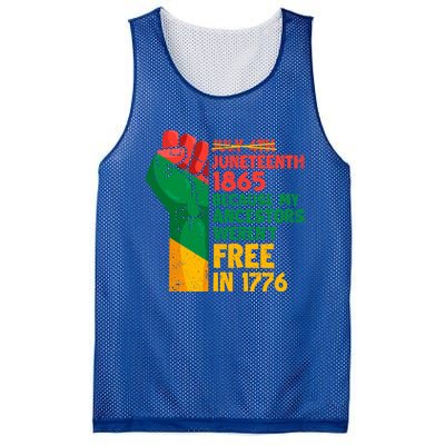 July 4th Juneteenth 1865 Funny Juneteenth Freedom Day Gift Mesh Reversible Basketball Jersey Tank