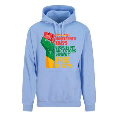 July 4th Juneteenth 1865 Funny Juneteenth Freedom Day Gift Unisex Surf Hoodie