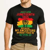 July 4th Juneteenth 1865 Because My Ancestors Performance Shirt