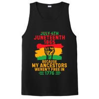 July 4th Juneteenth 1865 Because My Ancestors PosiCharge Competitor Tank
