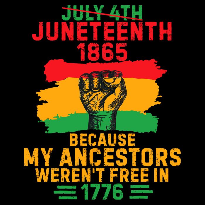 July 4th Juneteenth 1865 Because My Ancestors Wool Snapback Cap