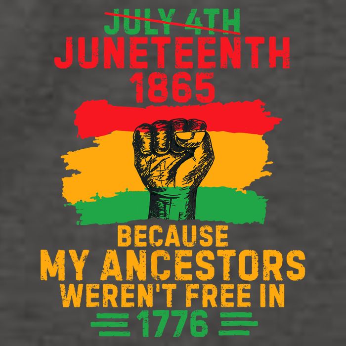 July 4th Juneteenth 1865 Because My Ancestors Vector Backpack