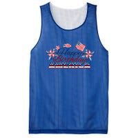 July 4 Tee Red White And Blue Tee Happy Birthday America Gift Mesh Reversible Basketball Jersey Tank