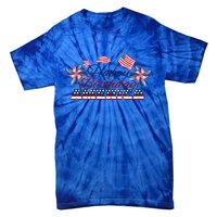 July 4 Tee Red White And Blue Tee Happy Birthday America Gift Tie-Dye T-Shirt