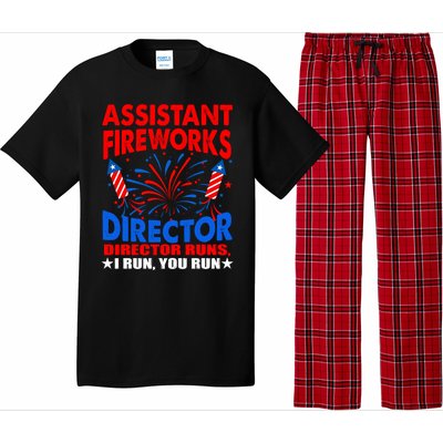 July 4th Usa Independence Day Assistant Fireworks Director Gift Pajama Set