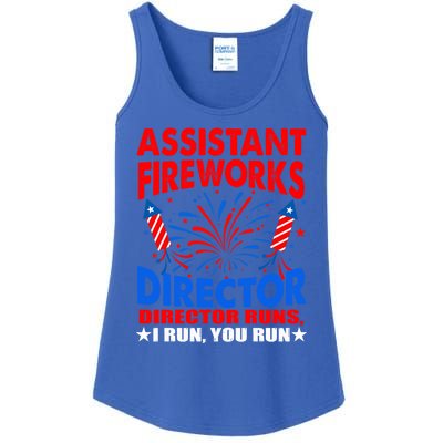 July 4th Usa Independence Day Assistant Fireworks Director Gift Ladies Essential Tank