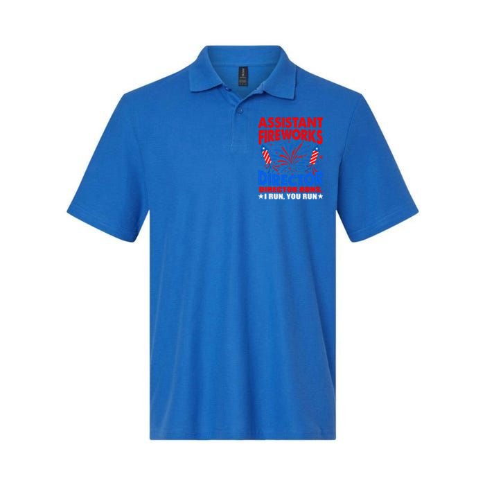 July 4th Usa Independence Day Assistant Fireworks Director Gift Softstyle Adult Sport Polo