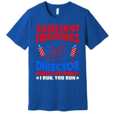 July 4th Usa Independence Day Assistant Fireworks Director Gift Premium T-Shirt