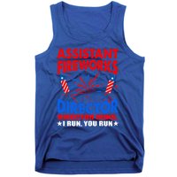 July 4th Usa Independence Day Assistant Fireworks Director Gift Tank Top