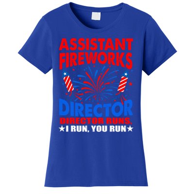 July 4th Usa Independence Day Assistant Fireworks Director Gift Women's T-Shirt