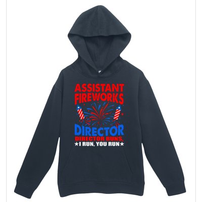 July 4th Usa Independence Day Assistant Fireworks Director Gift Urban Pullover Hoodie