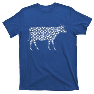 July 4th Usa American Flag Stars Patriotic Animal Cow Gift T-Shirt