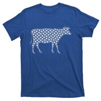 July 4th Usa American Flag Stars Patriotic Animal Cow Gift T-Shirt