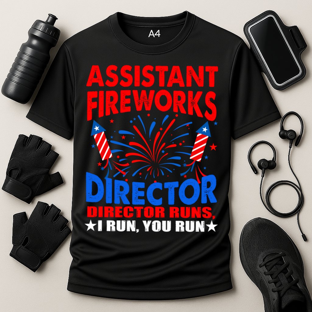 July 4th Usa Independence Day Assistant Fireworks Director Gift Performance Shirt
