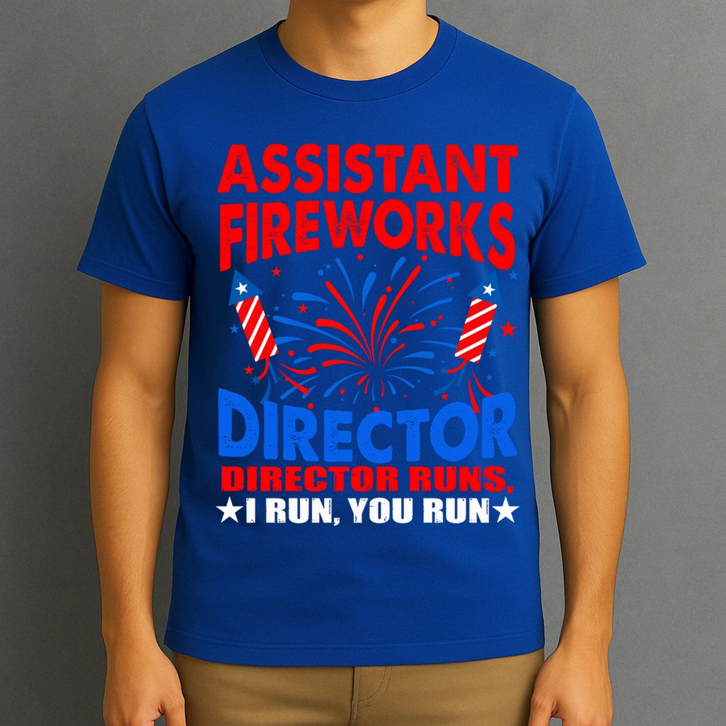 July 4th Usa Independence Day Assistant Fireworks Director Gift T-Shirt