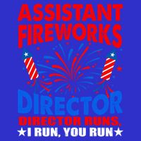 July 4th Usa Independence Day Assistant Fireworks Director Gift Button
