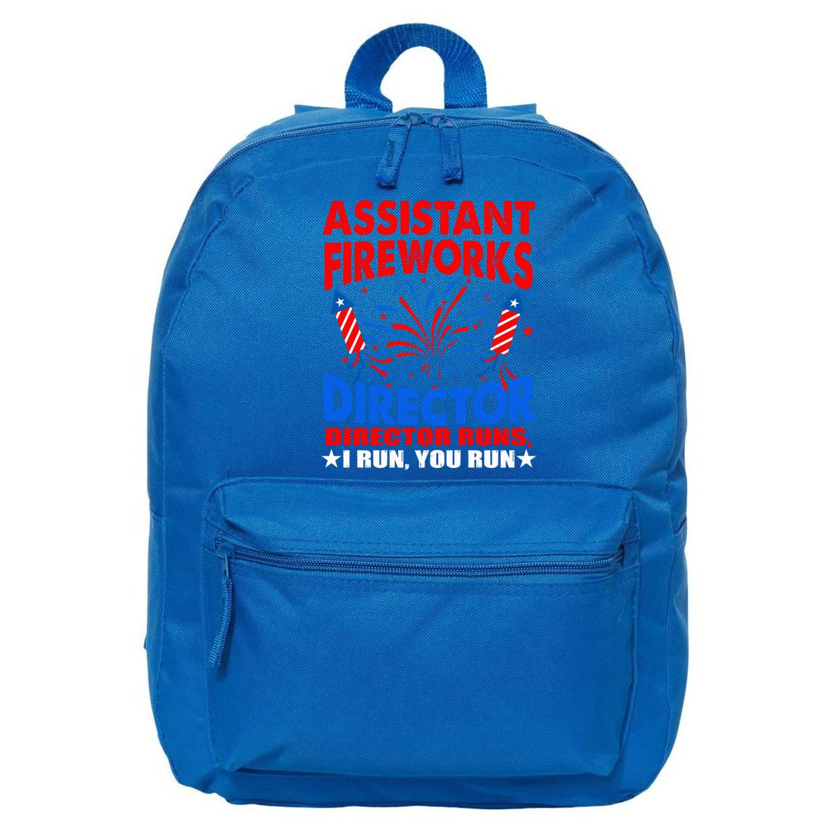 July 4th Usa Independence Day Assistant Fireworks Director Gift 16 in Basic Backpack