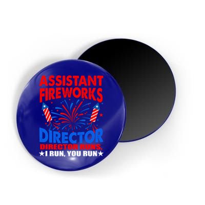 July 4th Usa Independence Day Assistant Fireworks Director Gift Magnet