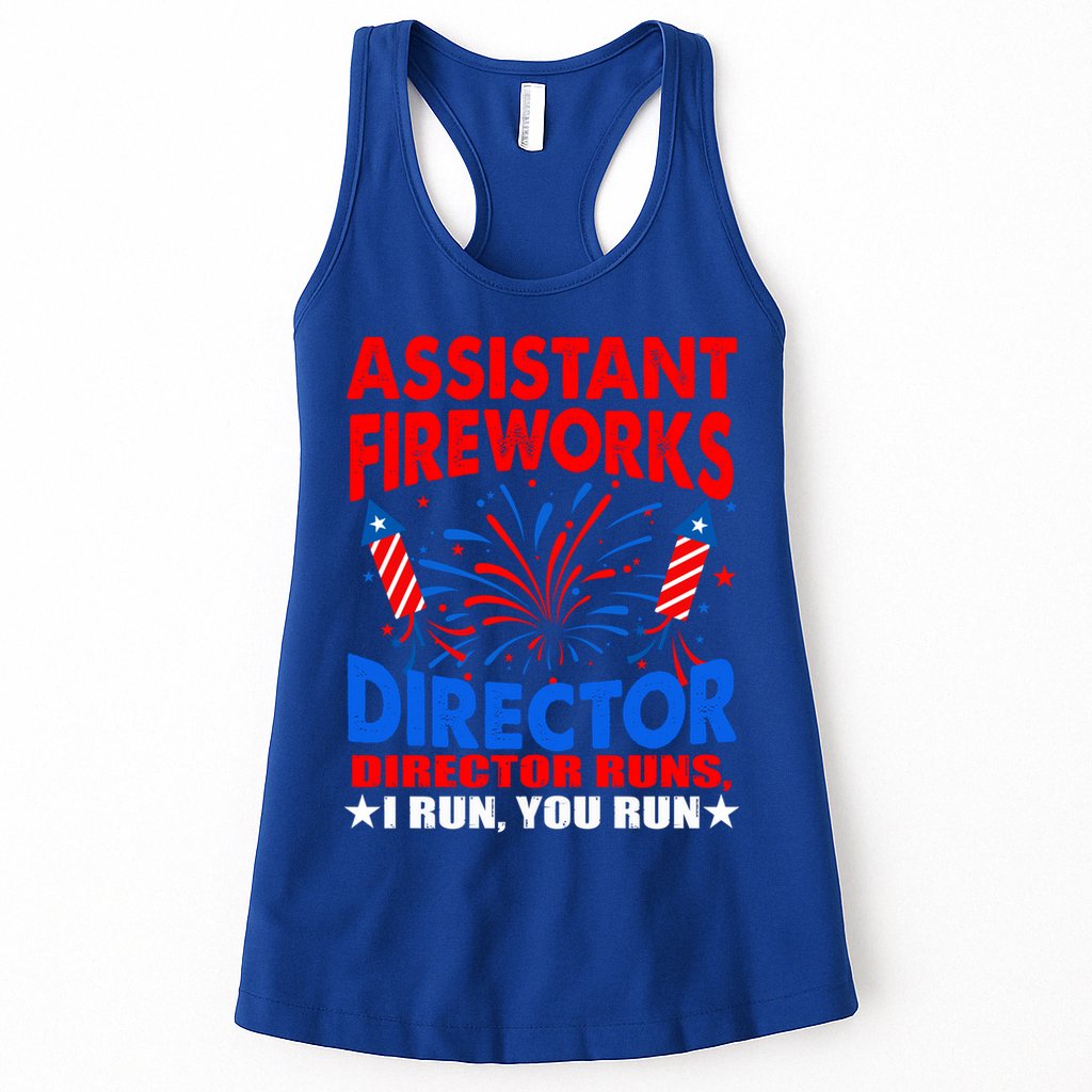 July 4th Usa Independence Day Assistant Fireworks Director Gift Womens Tank Top