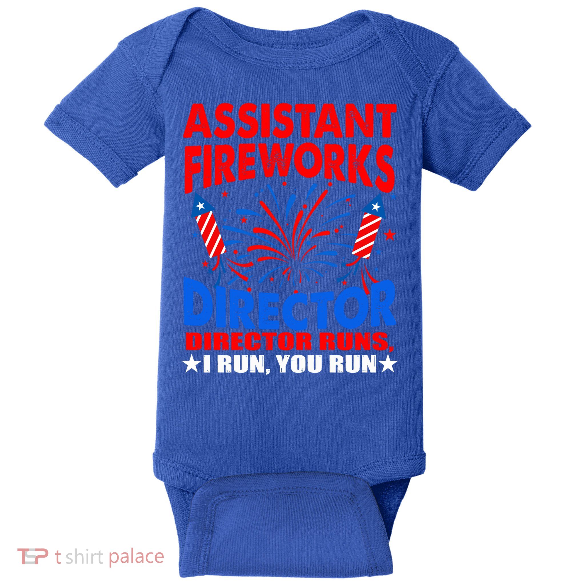 July 4th Usa Independence Day Assistant Fireworks Director Gift Baby Bodysuit