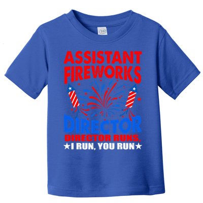 July 4th Usa Independence Day Assistant Fireworks Director Gift Toddler T-Shirt