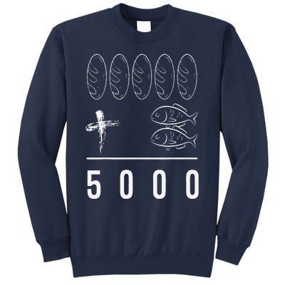 Jesus 5 Breads 2 Fishes 5000 Chosen Against Sweatshirt