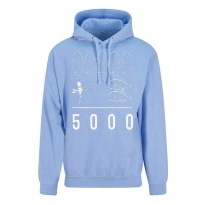 Jesus 5 Breads 2 Fishes 5000 Chosen Against Unisex Surf Hoodie