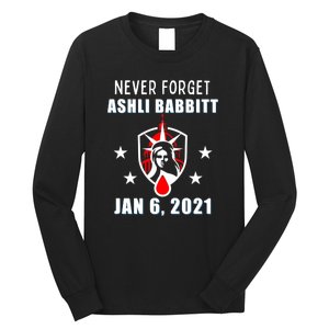 January 6 Conservative Justice For Ashli Babbitt Long Sleeve Shirt