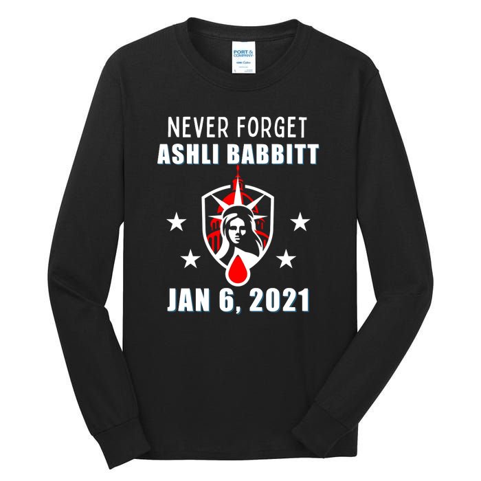 January 6 Conservative Justice For Ashli Babbitt Tall Long Sleeve T-Shirt