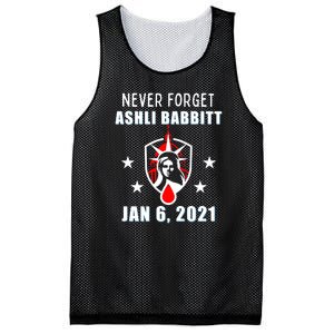 January 6 Conservative Justice For Ashli Babbitt Mesh Reversible Basketball Jersey Tank