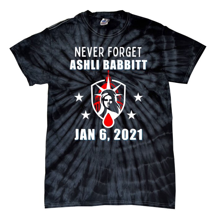 January 6 Conservative Justice For Ashli Babbitt Tie-Dye T-Shirt