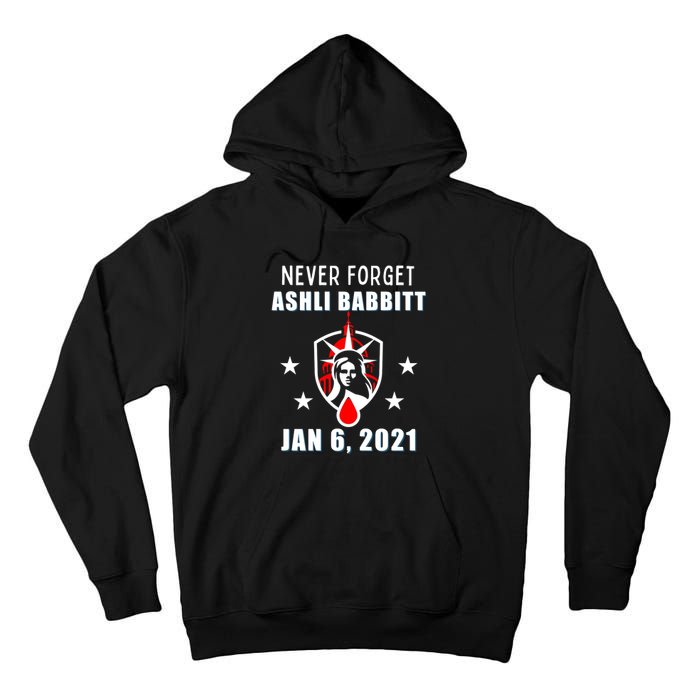 January 6 Conservative Justice For Ashli Babbitt Tall Hoodie