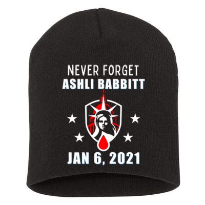 January 6 Conservative Justice For Ashli Babbitt Short Acrylic Beanie