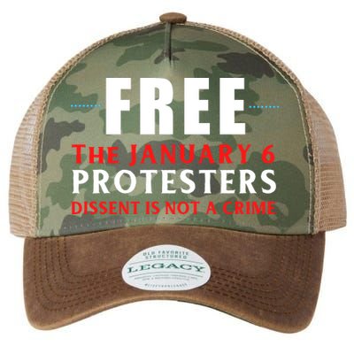 January 6 Conservative Anti Biden Free Speech Legacy Tie Dye Trucker Hat