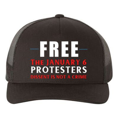 January 6 Conservative Anti Biden Free Speech Yupoong Adult 5-Panel Trucker Hat