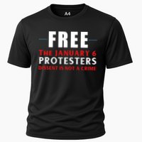 January 6 Conservative Anti Biden Free Speech Cooling Performance Crew T-Shirt