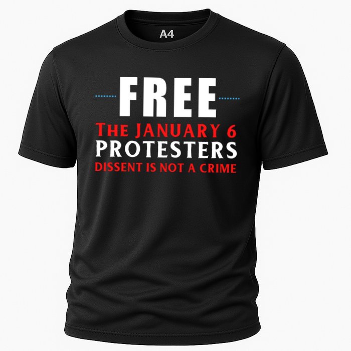 January 6 Conservative Anti Biden Free Speech Cooling Performance Crew T-Shirt