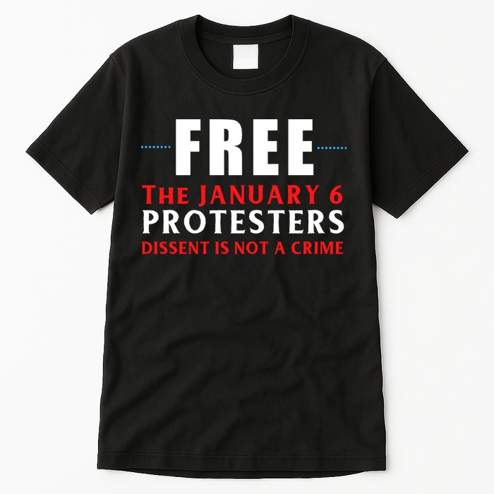 January 6 Conservative Anti Biden Free Speech Tall T-Shirt