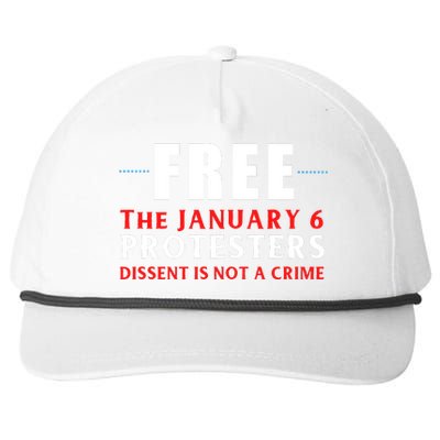 January 6 Conservative Anti Biden Free Speech Snapback Five-Panel Rope Hat