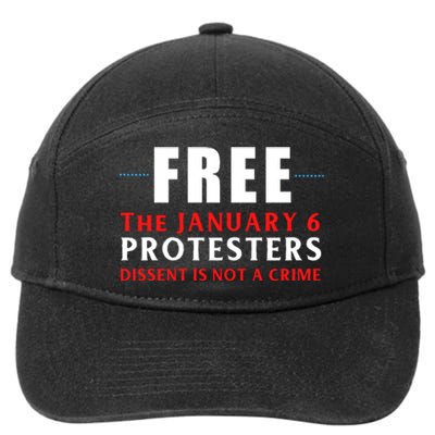 January 6 Conservative Anti Biden Free Speech 7-Panel Snapback Hat