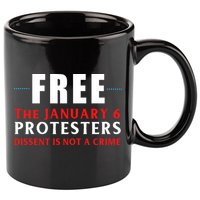 January 6 Conservative Anti Biden Free Speech 11oz C Handle Ceramic Mug