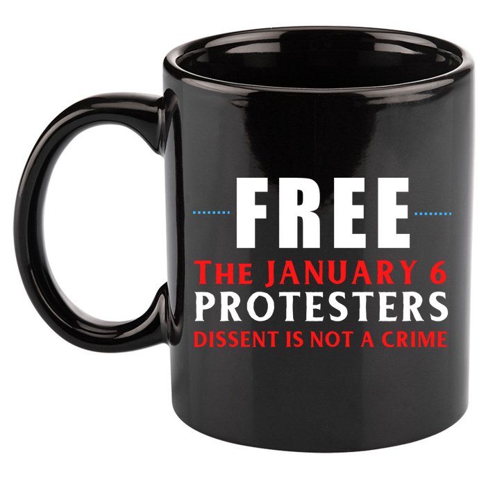 January 6 Conservative Anti Biden Free Speech 11oz C Handle Ceramic Mug